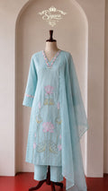 Sky Blossom 3pc Dress